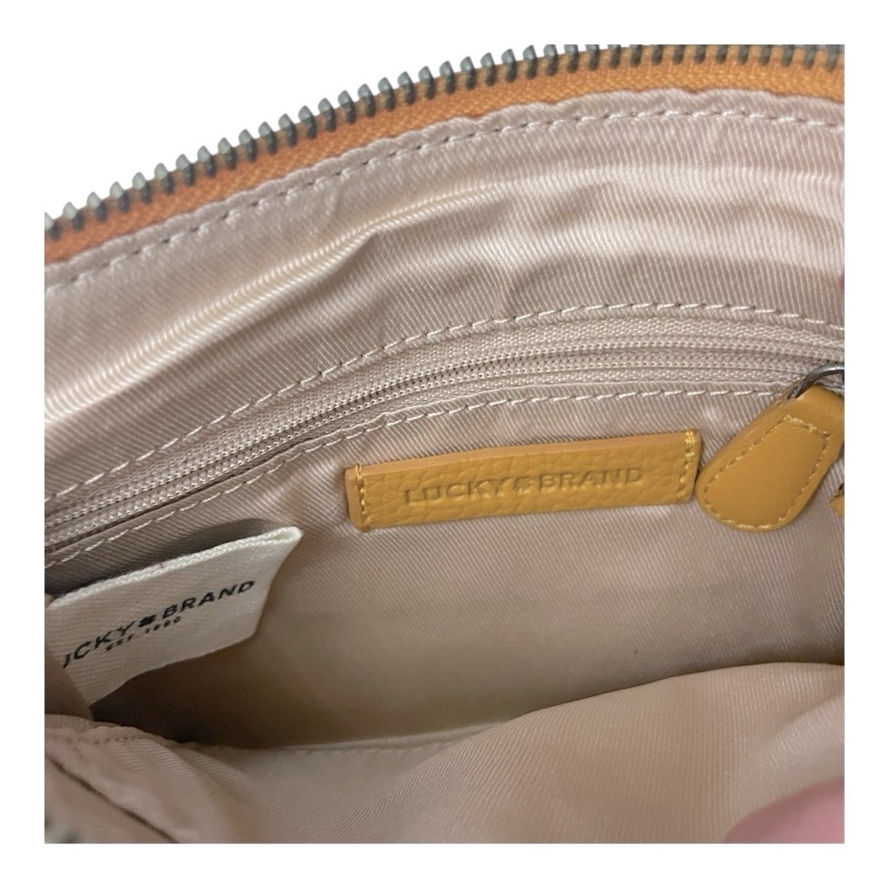 LUCKY BRAND Leather
Shoulder Purse Excellent
Condition Warm Squash Color - Picture 7 of 11